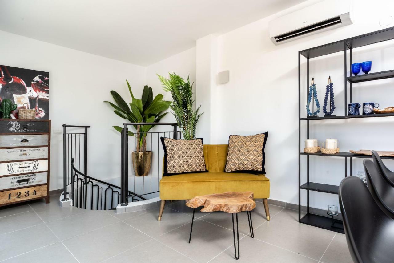 Duplex With Sea View Terrace Above The Flea Market تل أبيب المظهر الخارجي الصورة