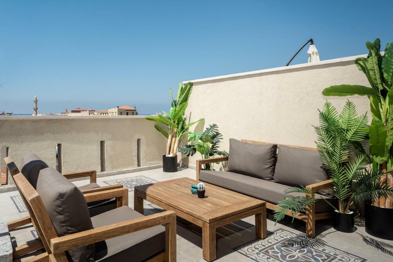 Duplex With Sea View Terrace Above The Flea Market تل أبيب المظهر الخارجي الصورة