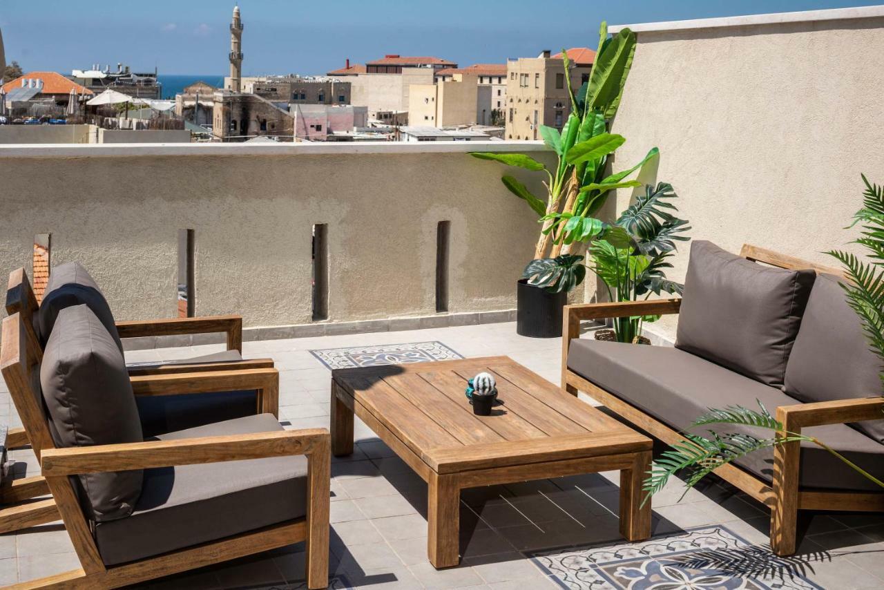 Duplex With Sea View Terrace Above The Flea Market تل أبيب المظهر الخارجي الصورة