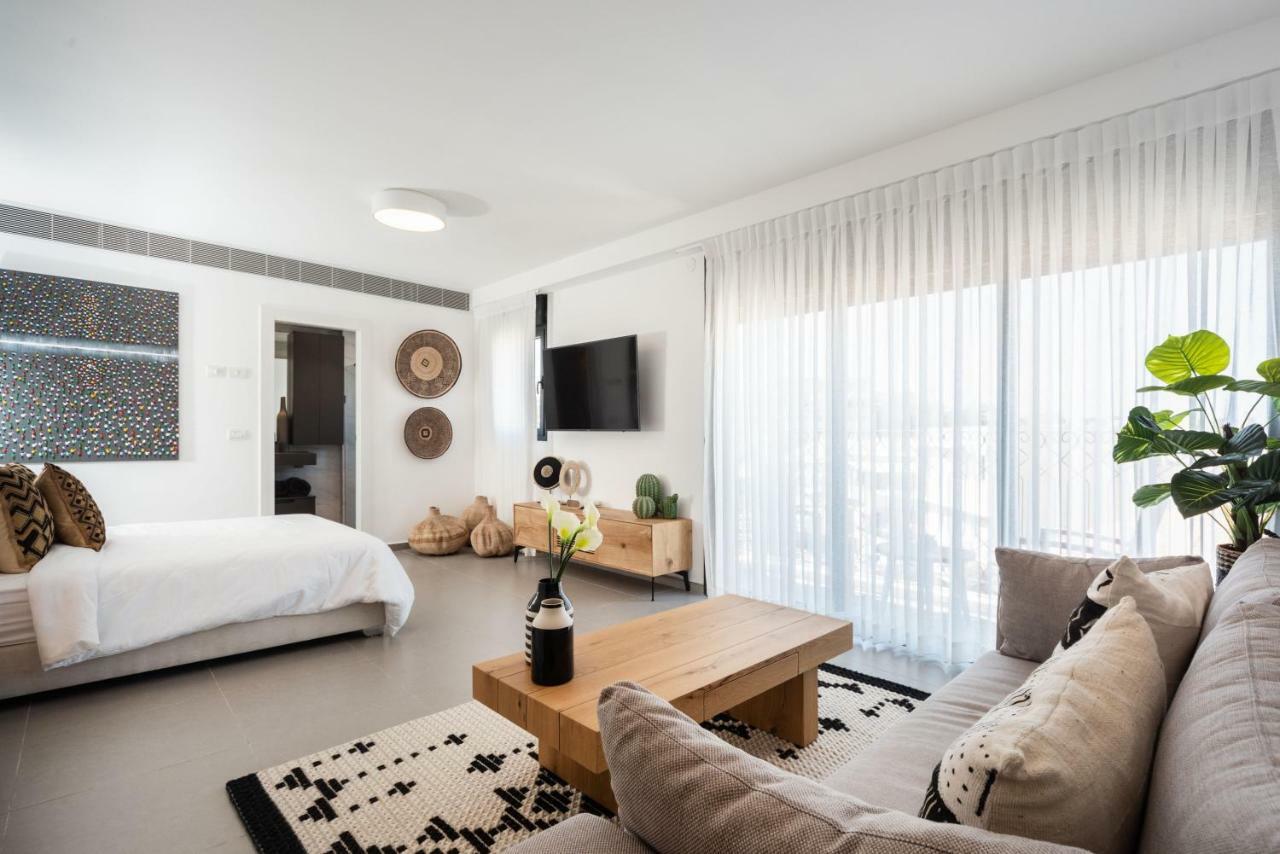 Duplex With Sea View Terrace Above The Flea Market تل أبيب المظهر الخارجي الصورة