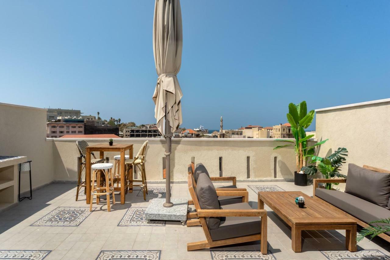 Duplex With Sea View Terrace Above The Flea Market تل أبيب المظهر الخارجي الصورة